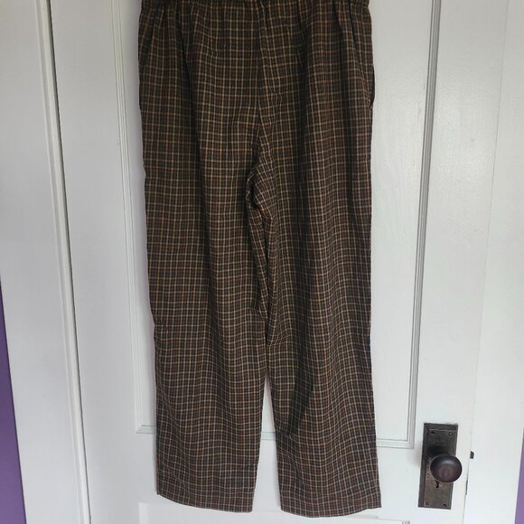 New w/Tags Madewell Plaid Paperbag Tapered Pants, Size 6 - Picture 6 of 7